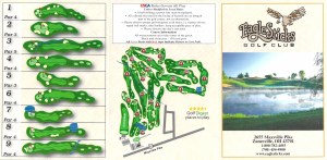 Side 1 of EagleSticks Golf Club scorecard