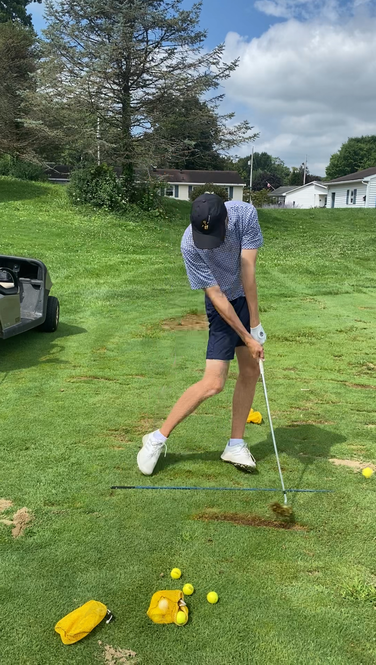 Private golf lesson at EagleSticks