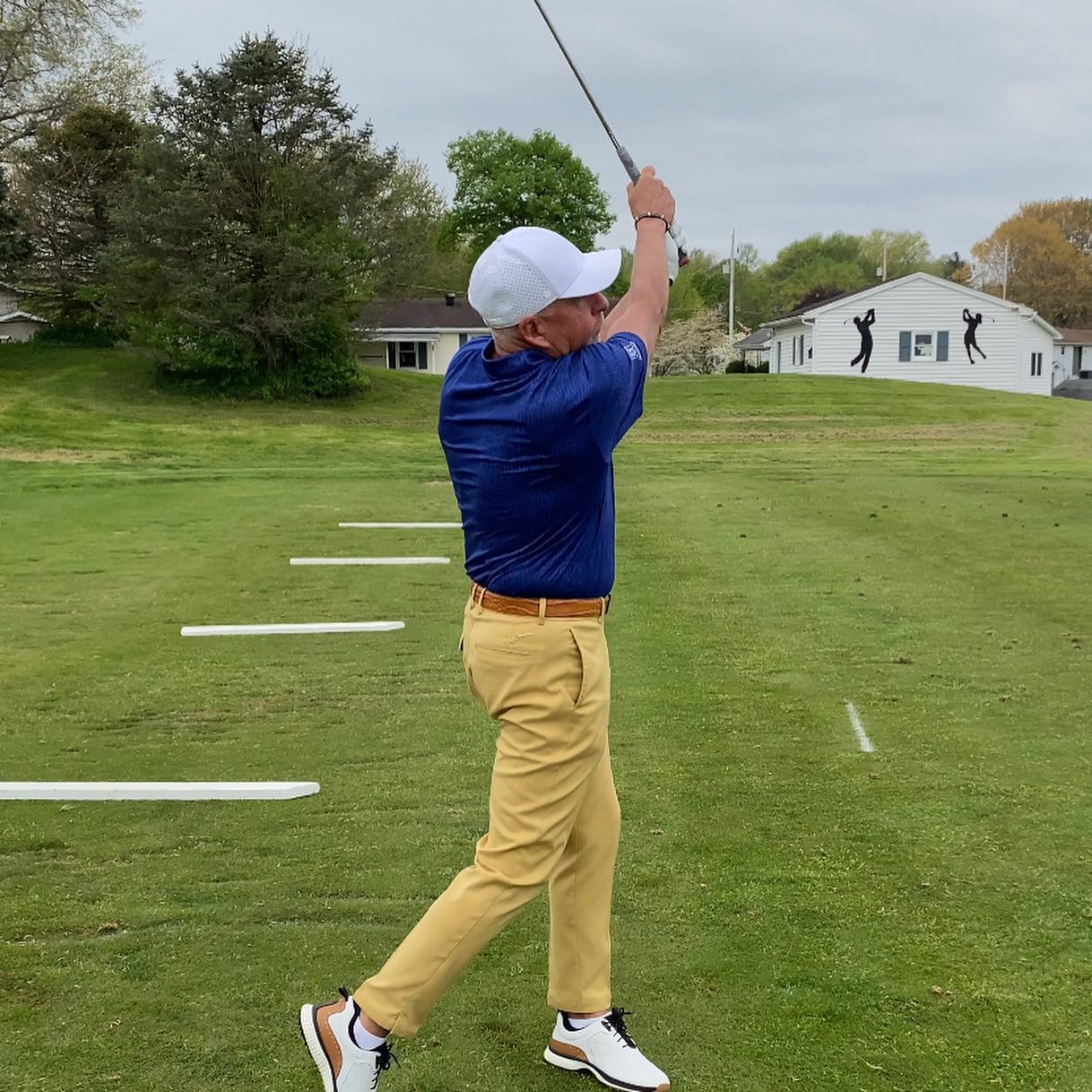 Distance gapping session using TrackMan at EagleSticks