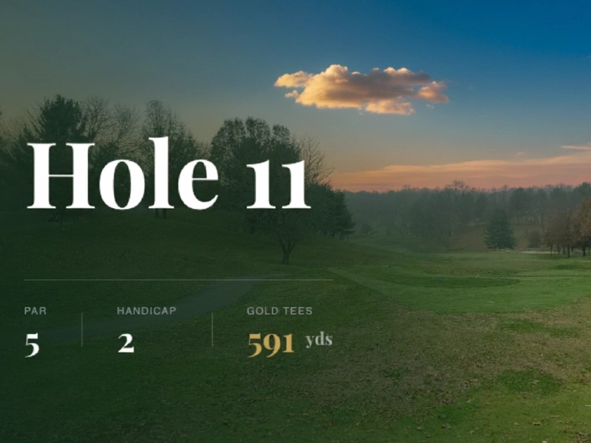 Hole 11 at EagleSticks Golf Club