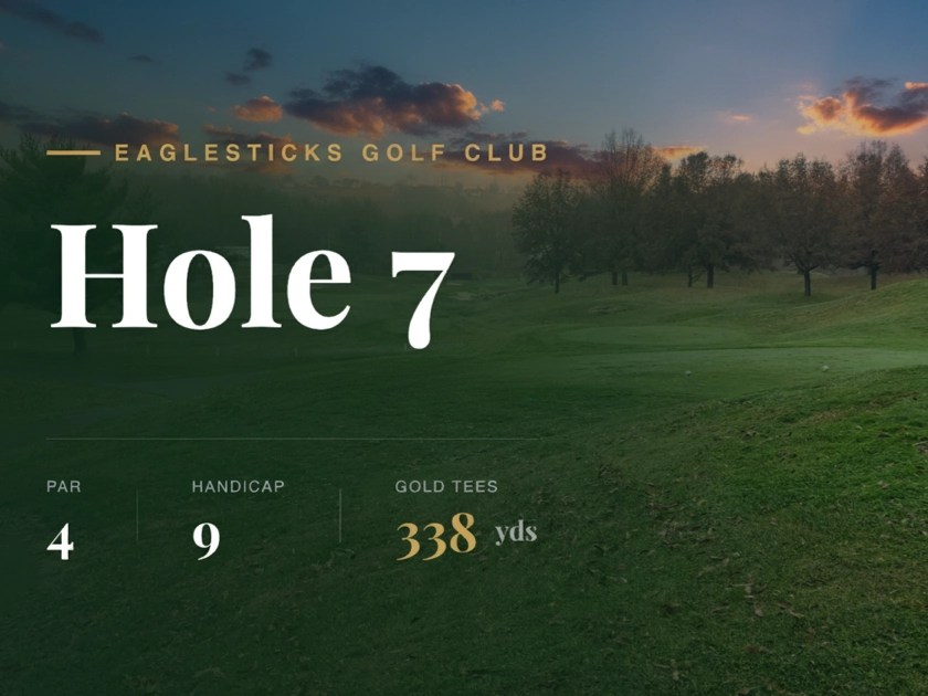 Hole 7 at EagleSticks Golf Club