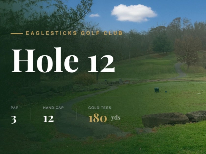 Hole 12 at EagleSticks Golf Club