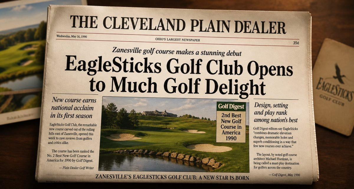 Historic EagleSticks Golf Club Plain Dealer article