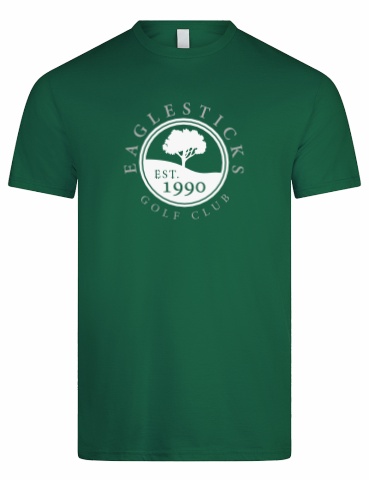 Green EagleSticks golf shop T-shirt